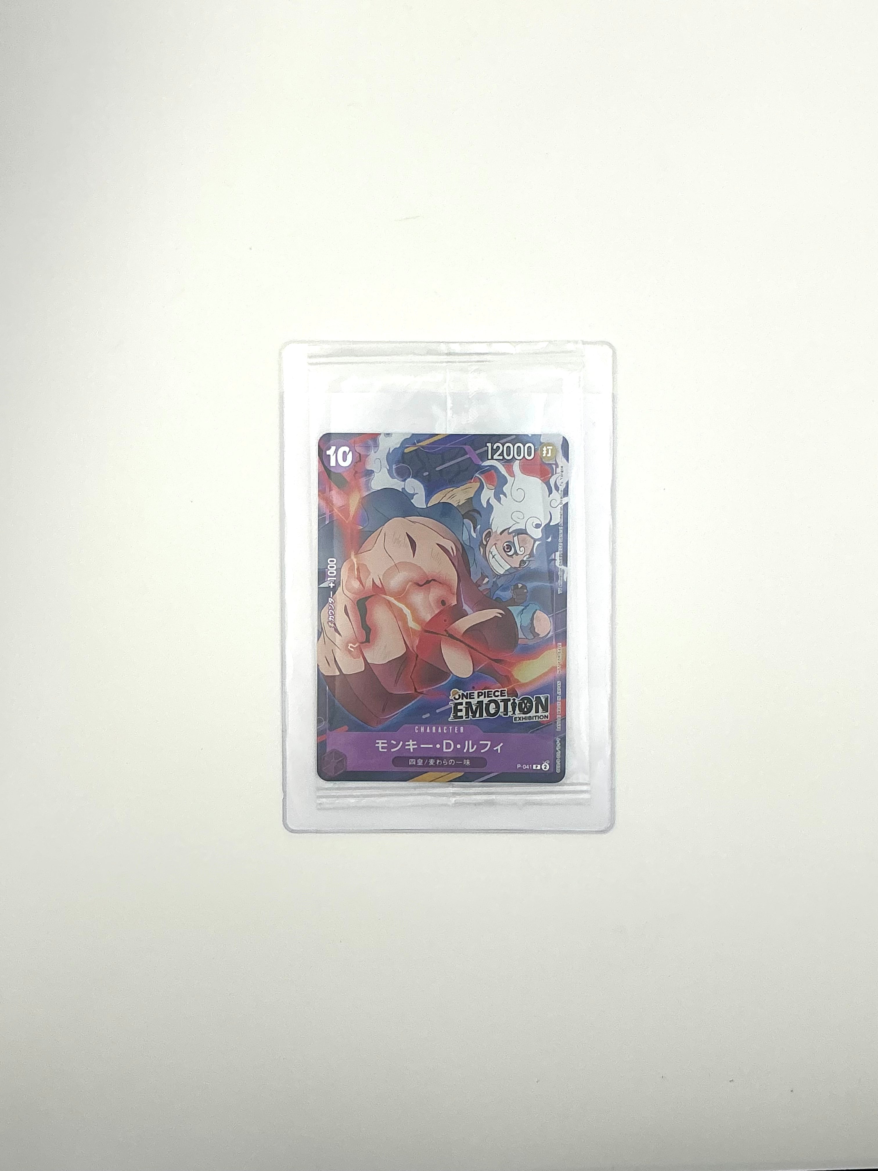 One Piece Monkey D. Luffy 路飛 P-041 Promotional Card Emotion