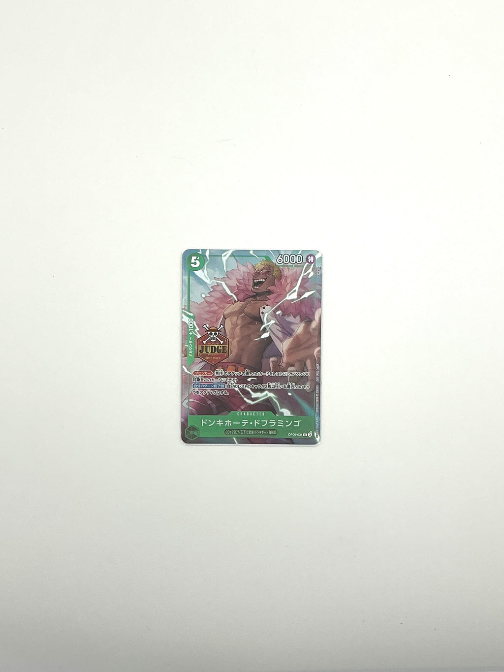 One Piece Donquixote Doflamingo R Promo OP09-031 Gem Mint Japanese