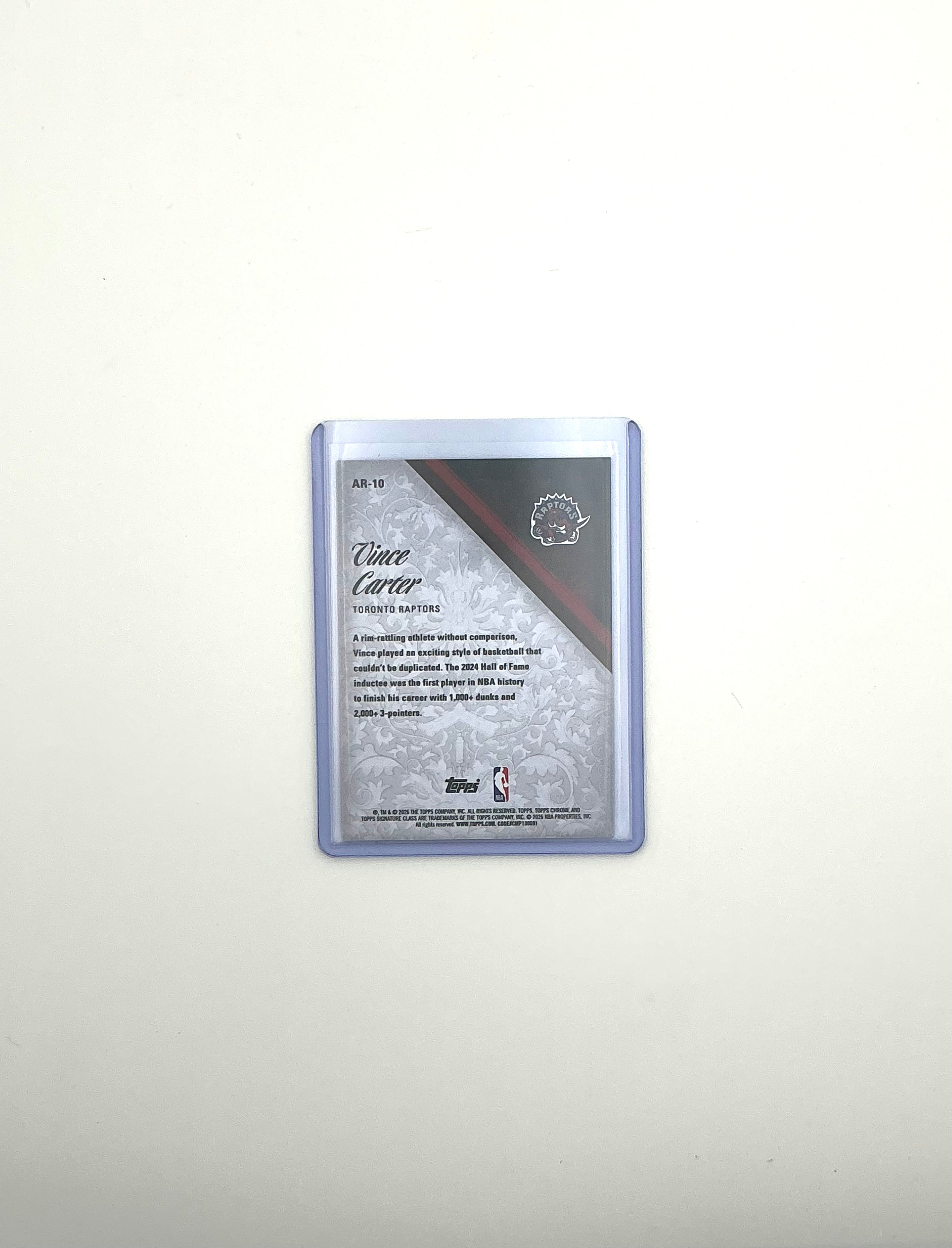 2025-26 Topps Signature Class Vince Carter Aristocrats #AR-10 SSP