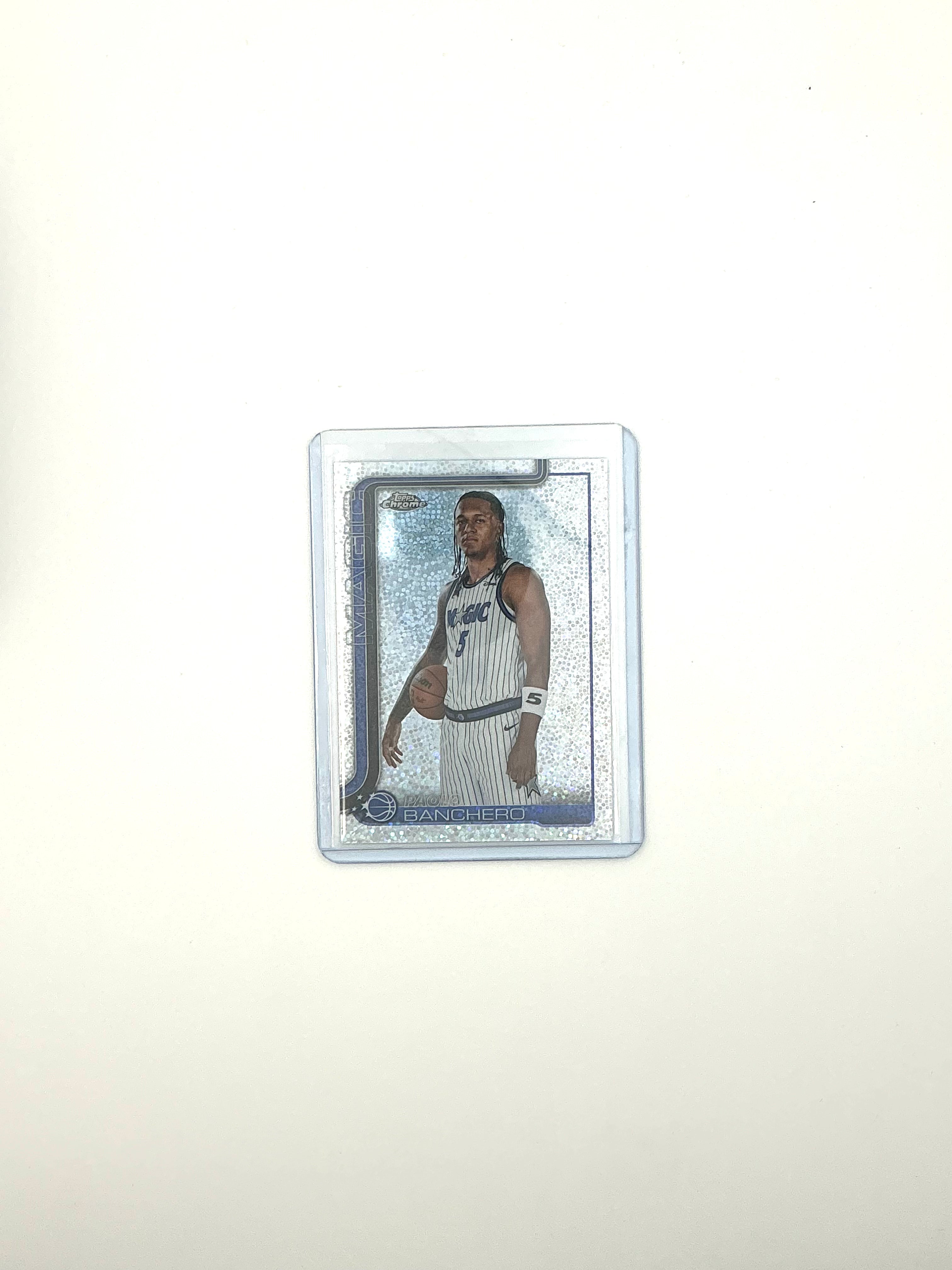 2025-26 Chrome Paolo Banchero Speckle Refractor Image Variation #5 Magic