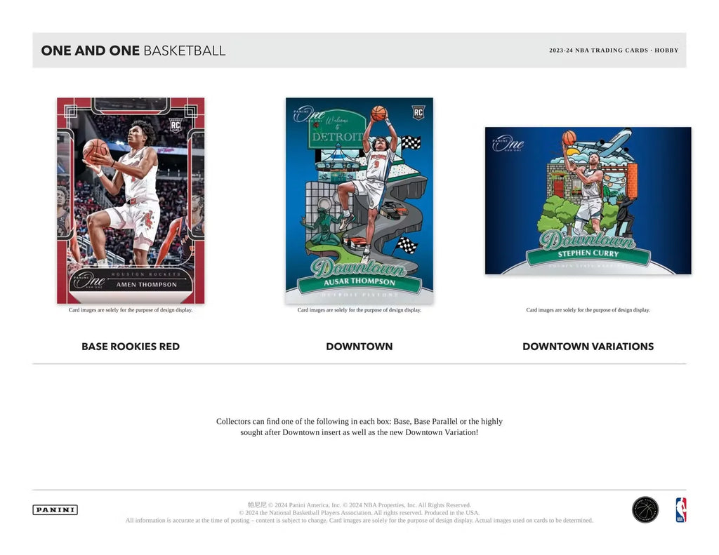 2023-24 Panini One And One Basketball Hobby Box