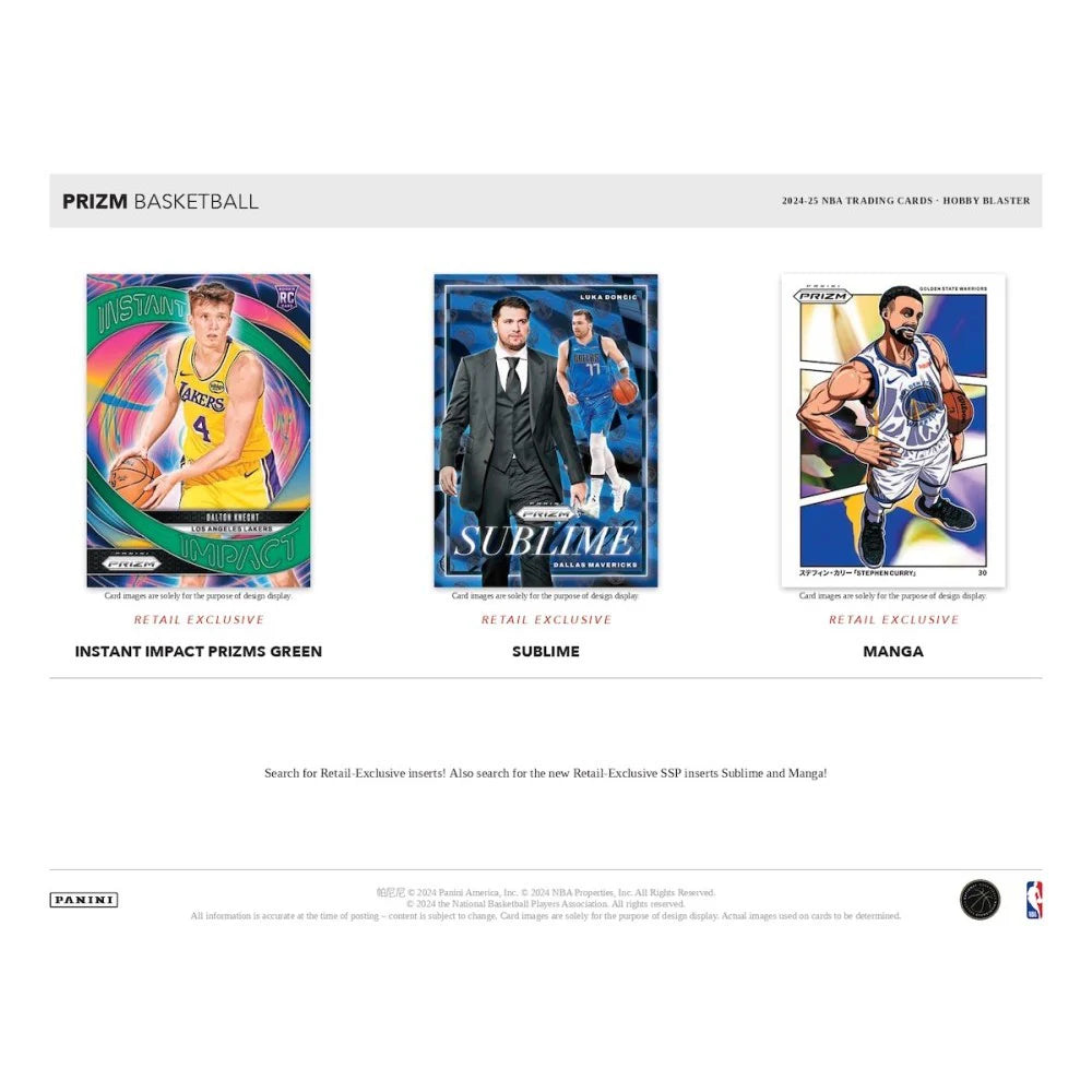 2024-25 Panini Prizm Basketball Hobby Blaster Box