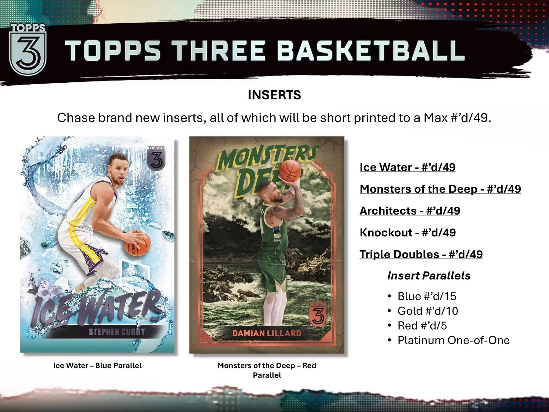 2023-24 Topps Three Basketball Hobby Box