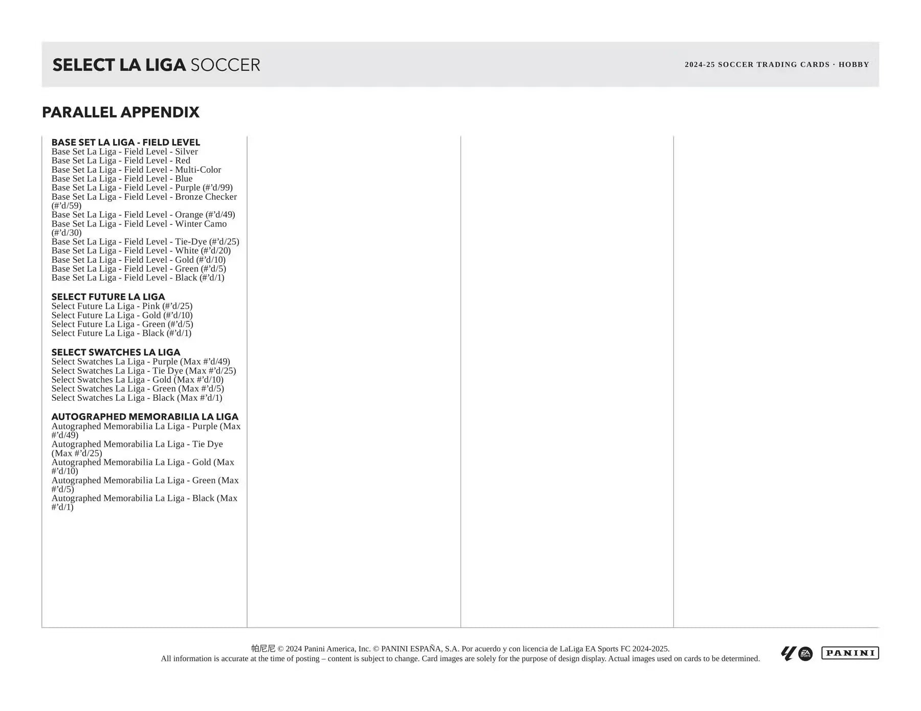 2024-25 Panini Select La Liga Soccer Hobby Box