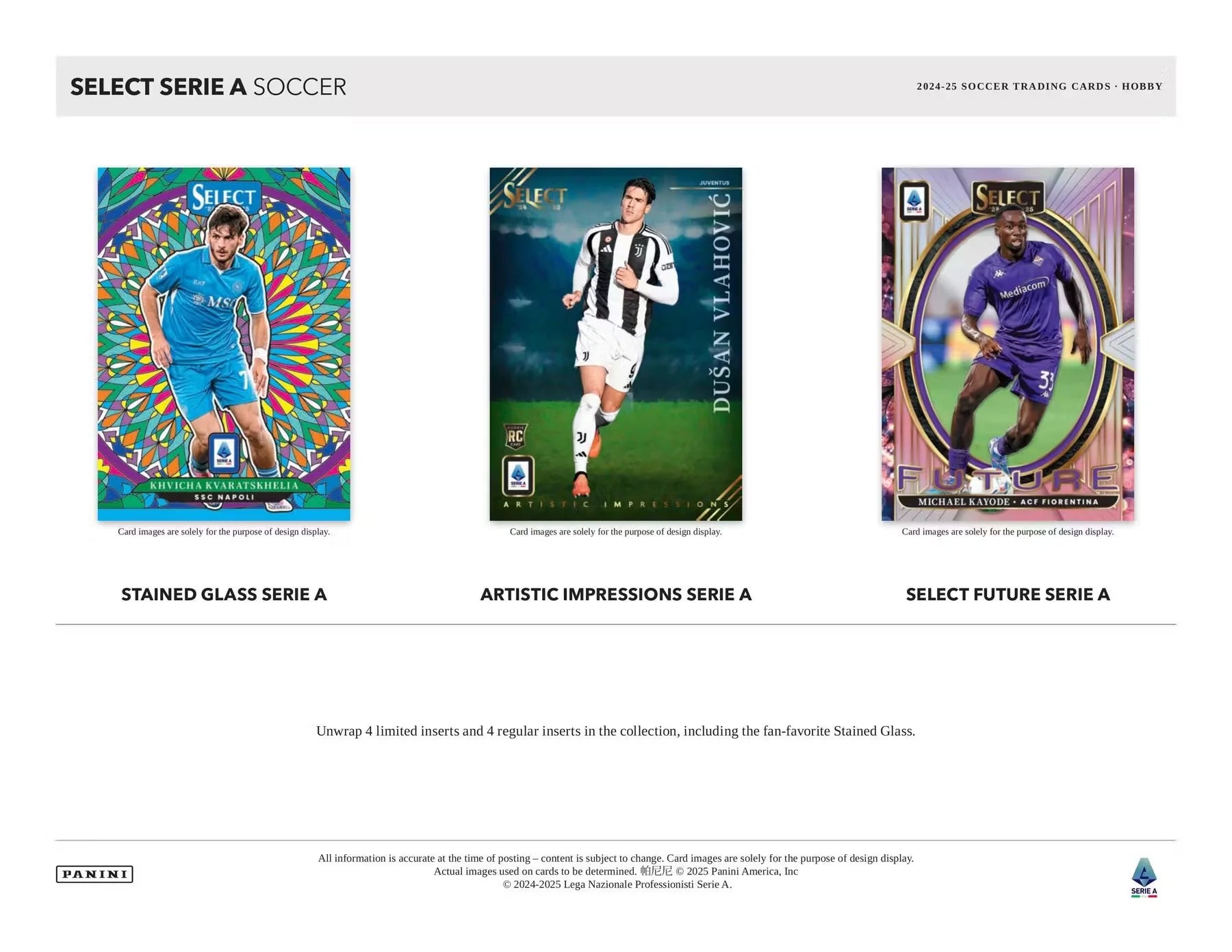 2024-25 Panini Select Serie A Soccer Hobby Box