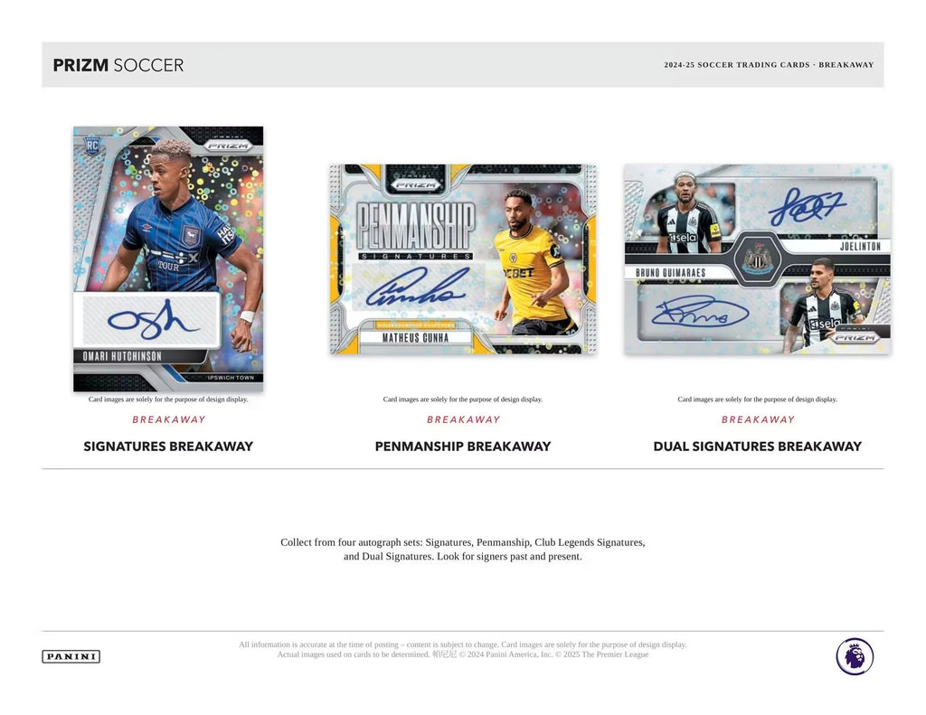 2024-25 Panini Select EPL Soccer Breakaway Box