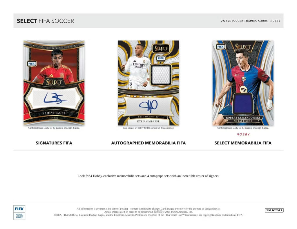 2024-25 Panini Select FIFA Soccer Hobby Box