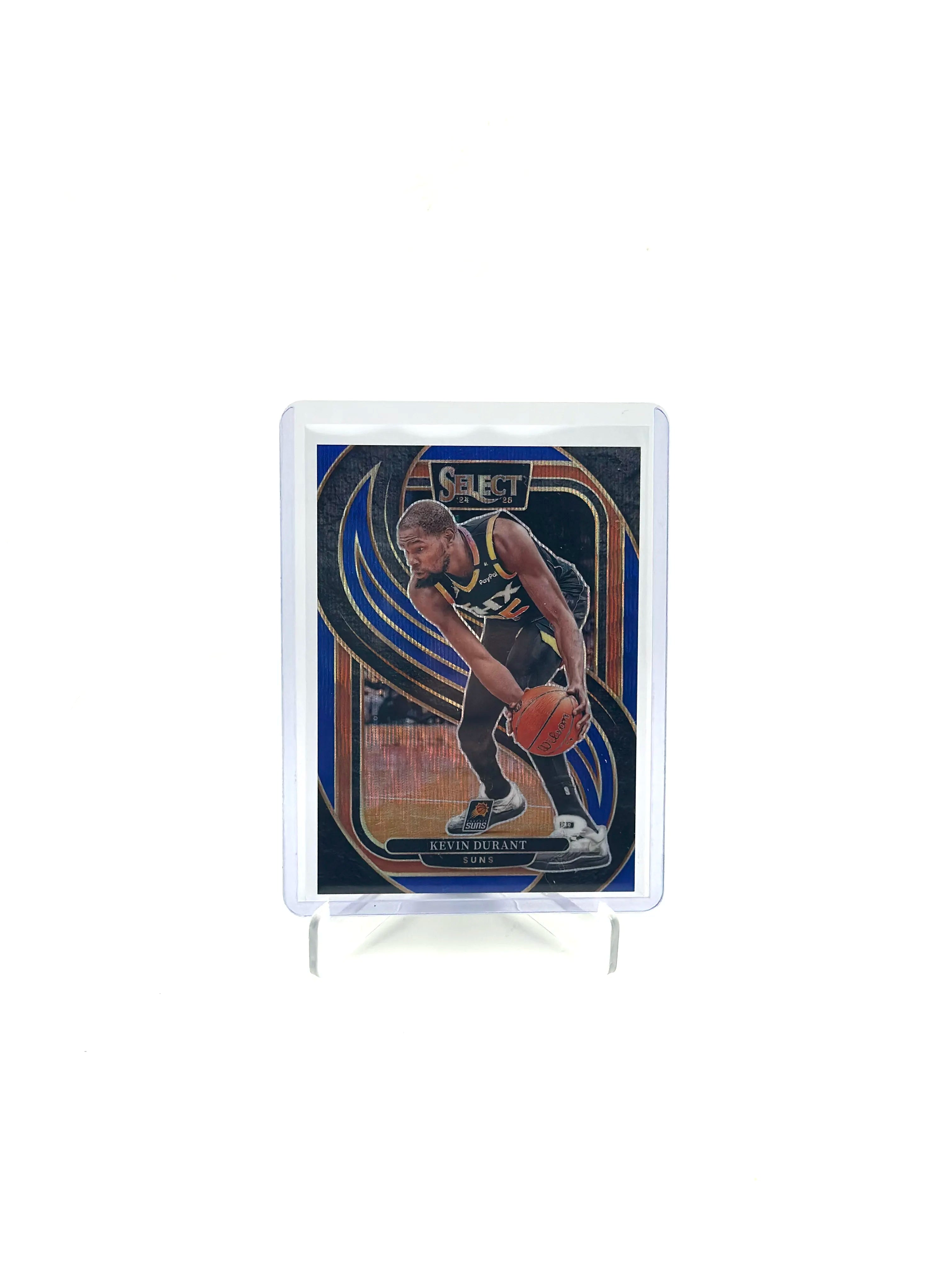 Kevin Durant – 2024-25 Panini Select Premier Level – Blue Wave Prizm – /75 (#35) – Phoenix Suns