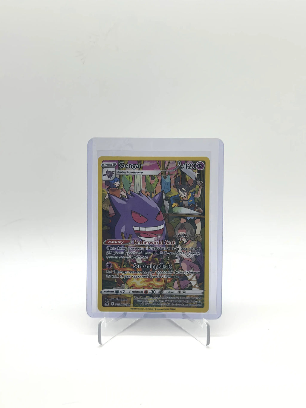Pokemon TCG Lost Origin Trainer Gallery Gengar #TG06/TG30 Ultra Rare, Mint Alt