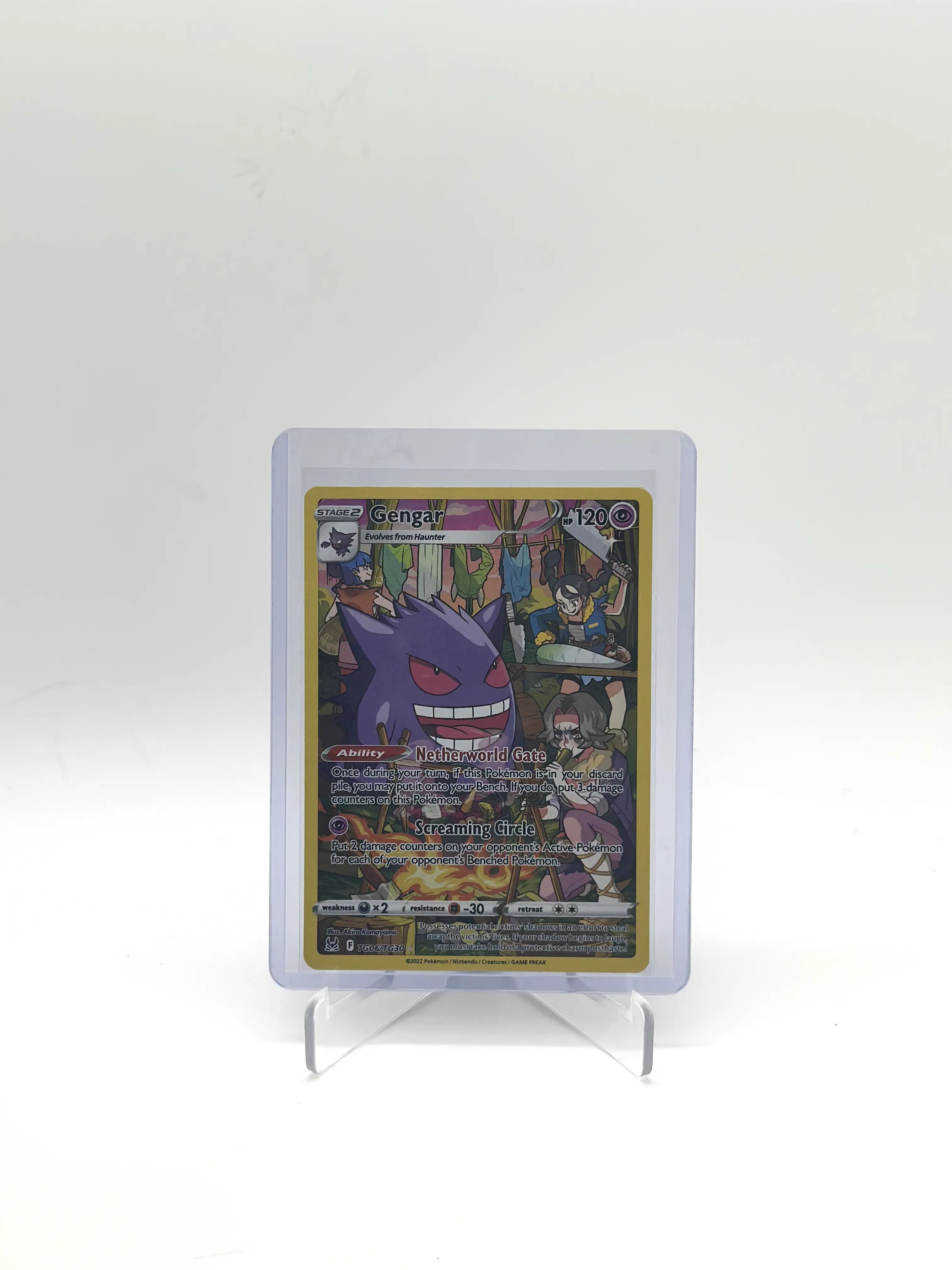 Pokemon TCG Lost Origin Trainer Gallery Gengar #TG06/TG30 Ultra Rare, Mint Alt