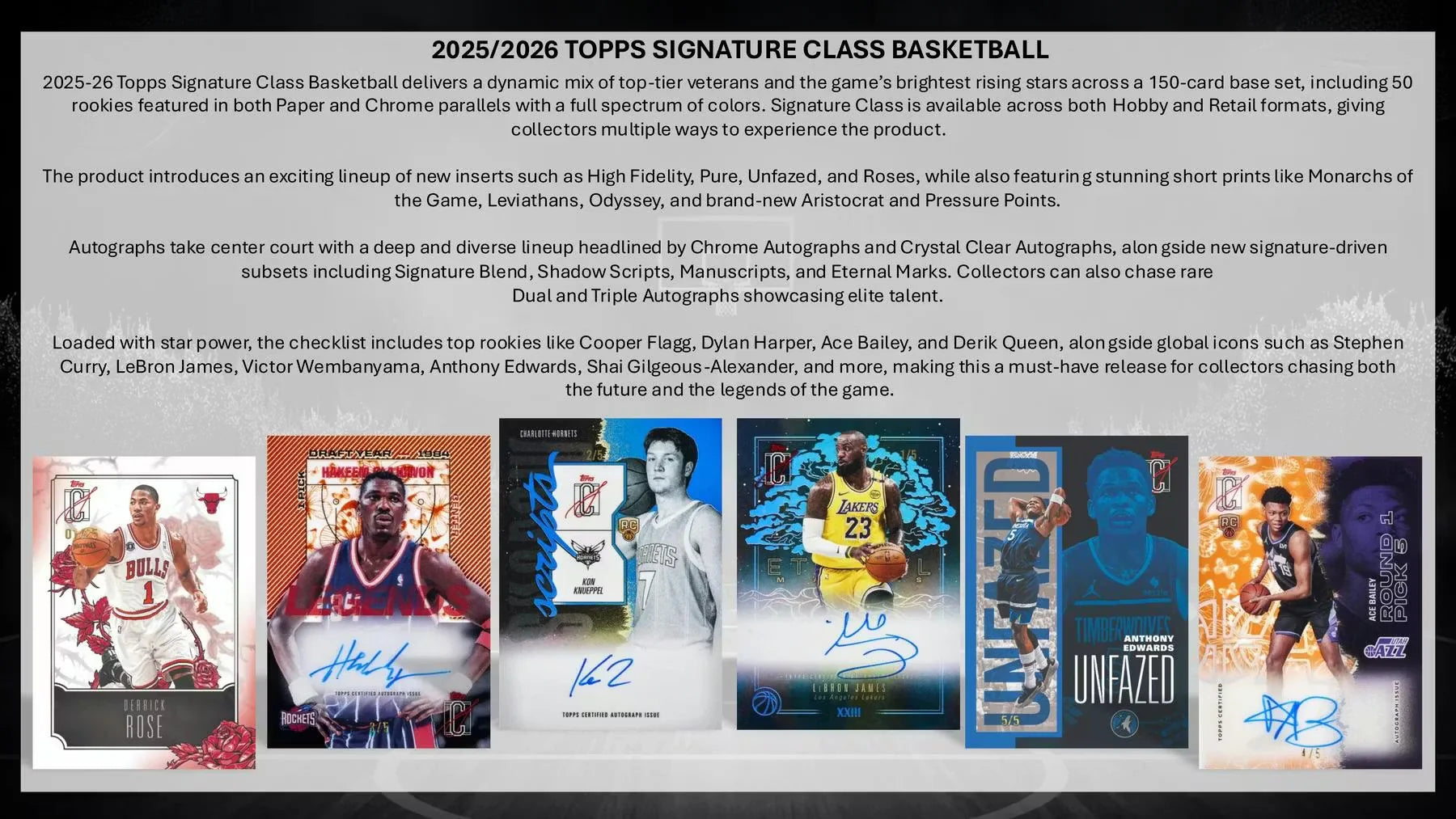 2025-26 Topps Signature Class Basketball Blaster Box