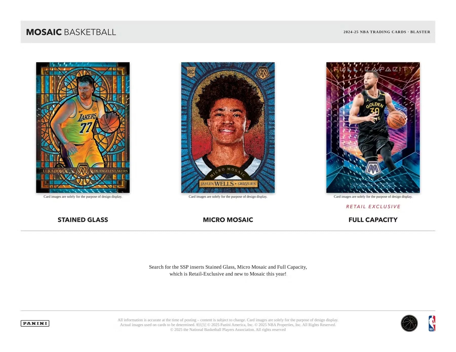 2024-25 Mosaic Basketball Blaster Box
