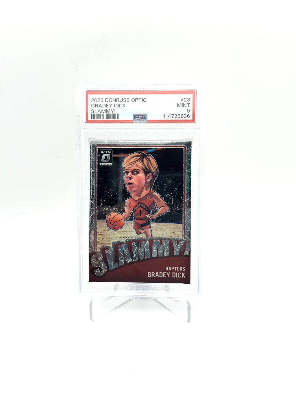 PSA 10 2023-24 Panini Donruss Optic - Slammy! Gradey Dick #23 (RC)