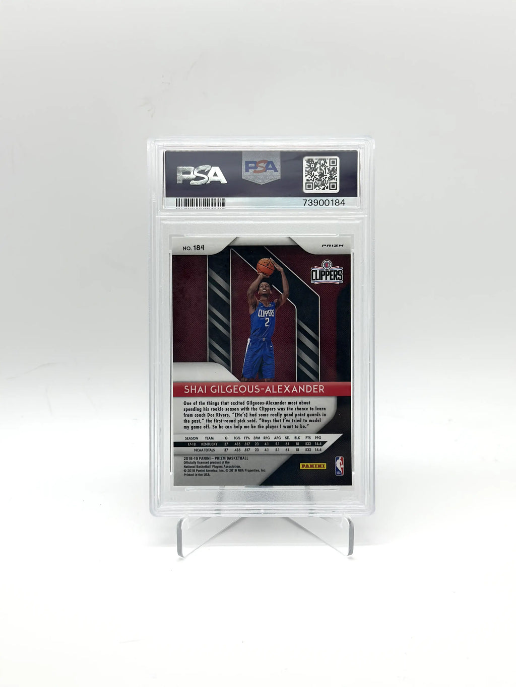 2018-19 Panini Prizm - Shai Gilgeous-Alexander #184 Green Prizm (RC)