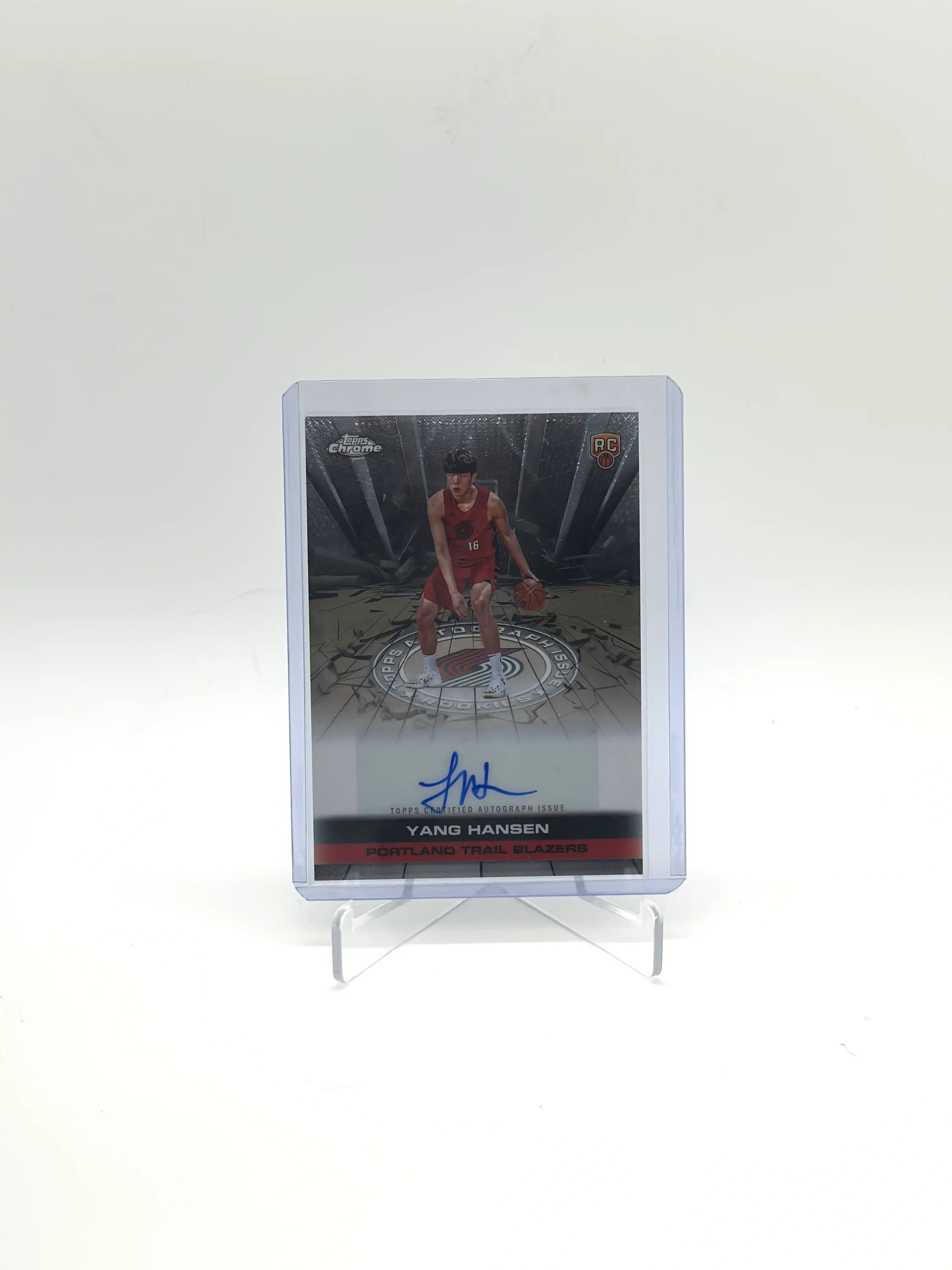2025-26 Topps Chrome - Yang Hansen Autograph Issue GOLD RC AUTO