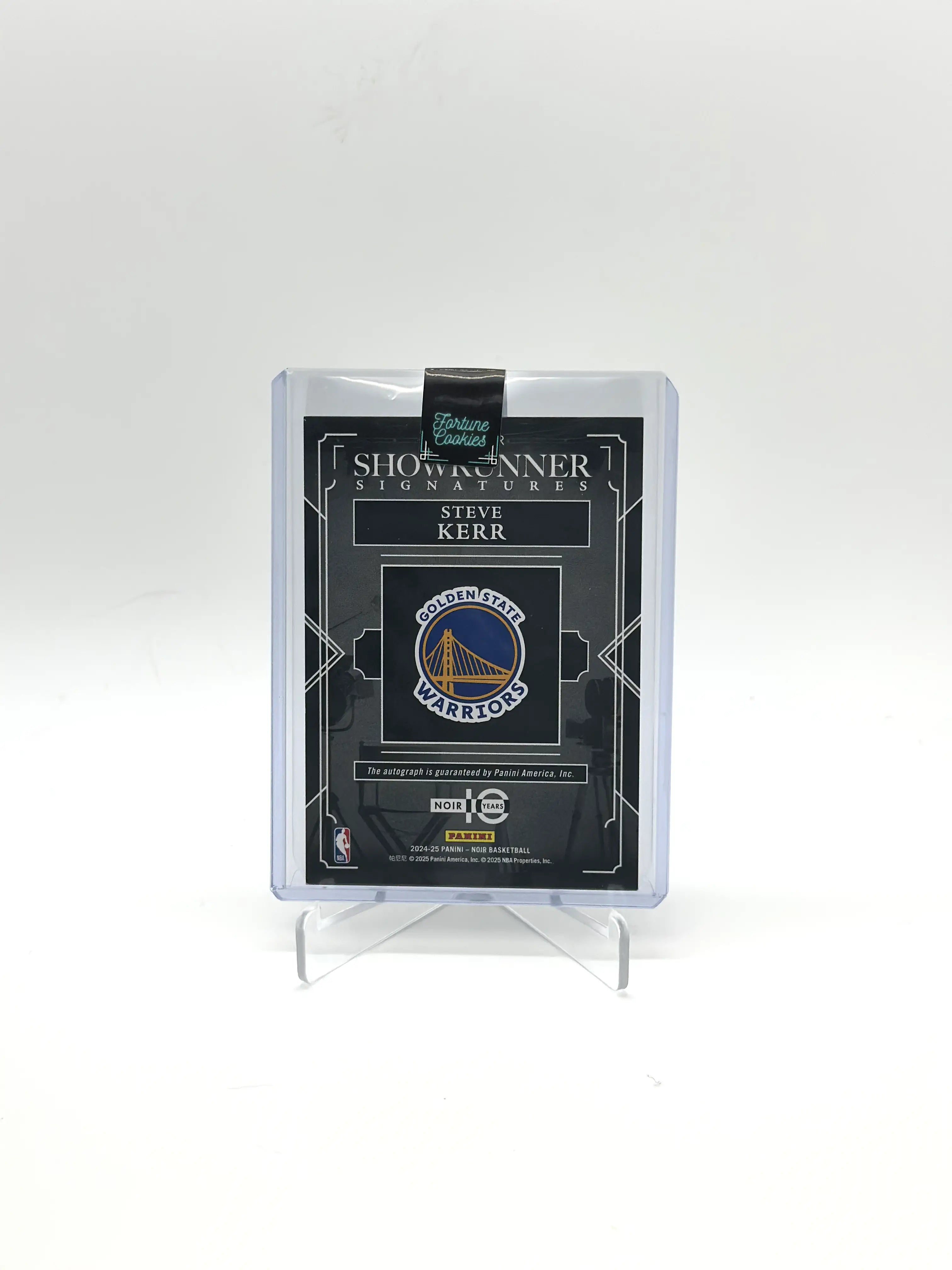 2024-25 PANINI NOIR BASKETBALL STEVE KERR/25 AUTO