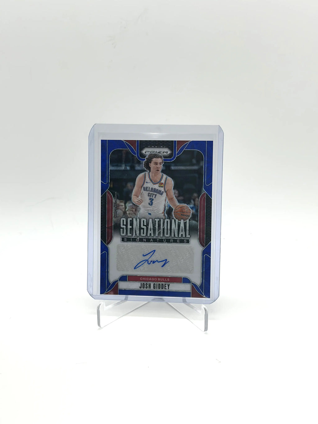 2024 Panini Prizm Sensational Signatures Blue 01/49 Josh Giddey #SS-JGB Auto