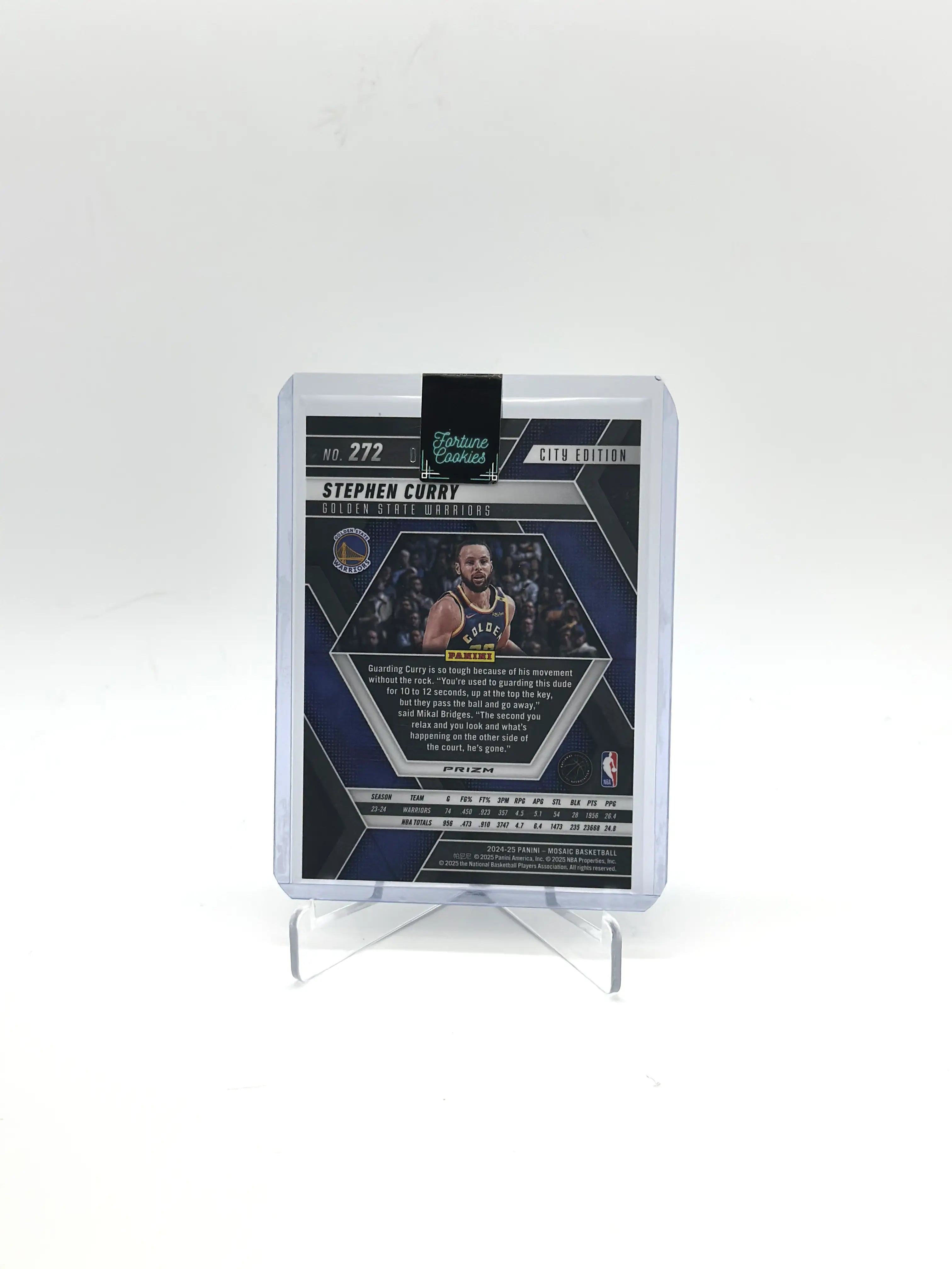 2024-25 Panini Mosaic Basketball Stephen Curry #272 BLUE Mosaic /249