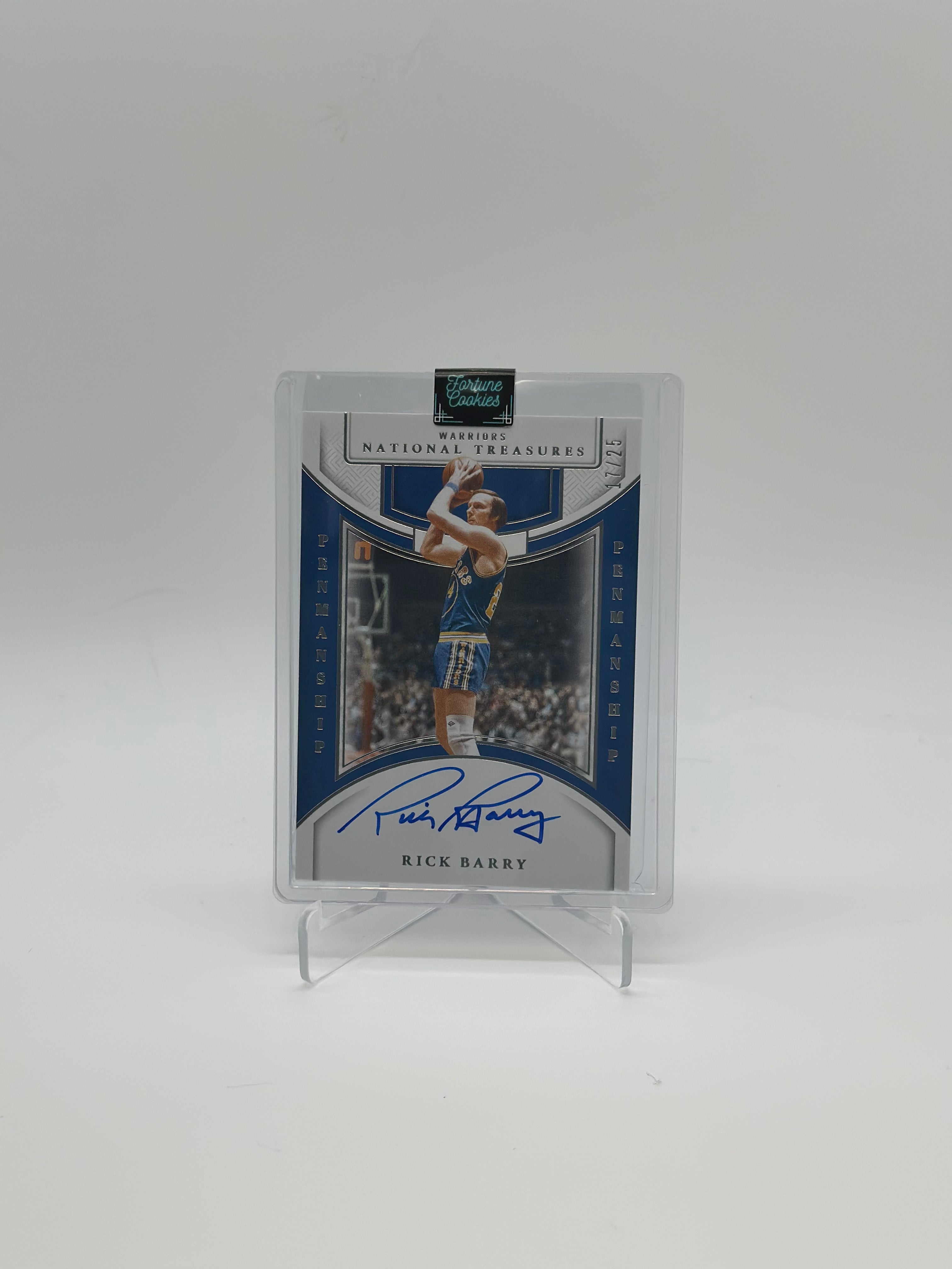 2024-25 Panini National Treasures - Penmanship Rick Barry On Card Auto /24🔥🔥