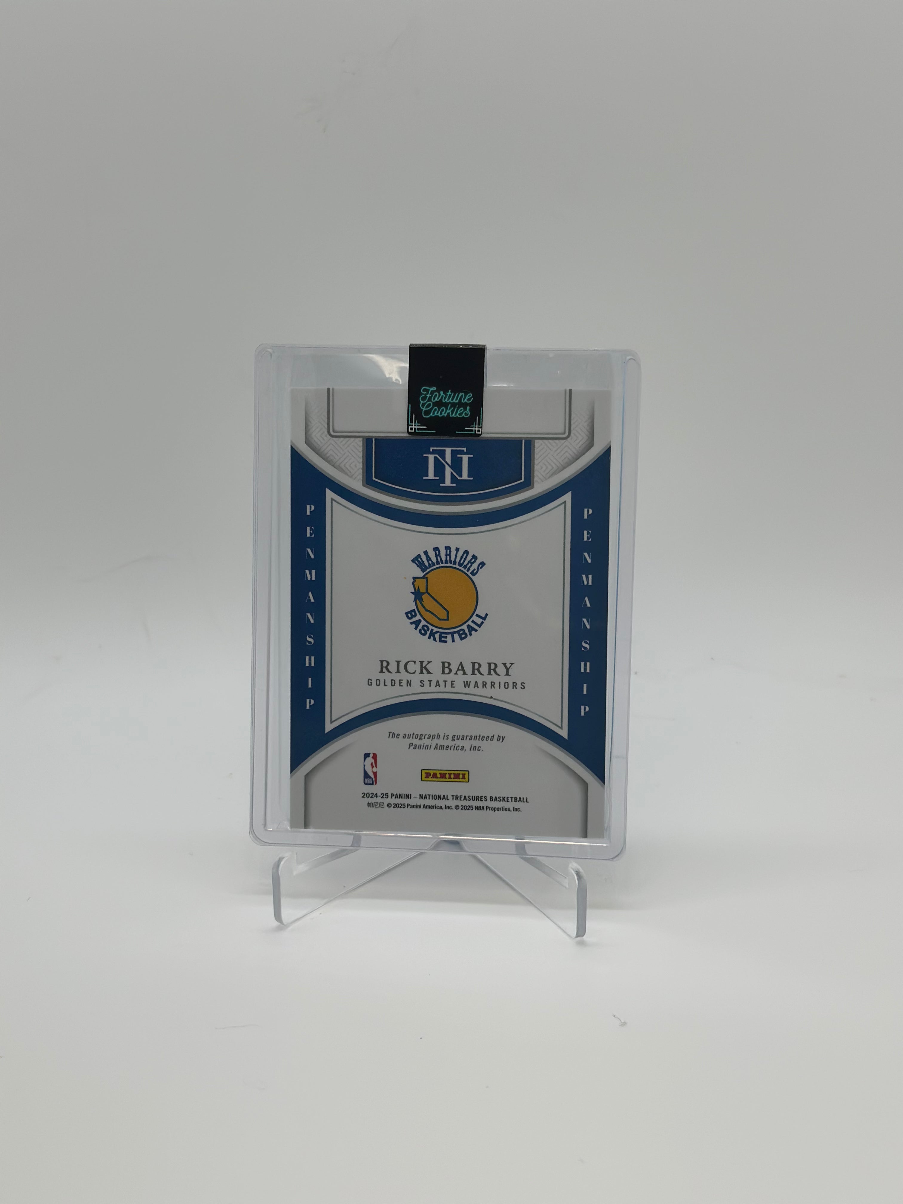 2024-25 Panini National Treasures - Penmanship Rick Barry On Card Auto /24🔥🔥