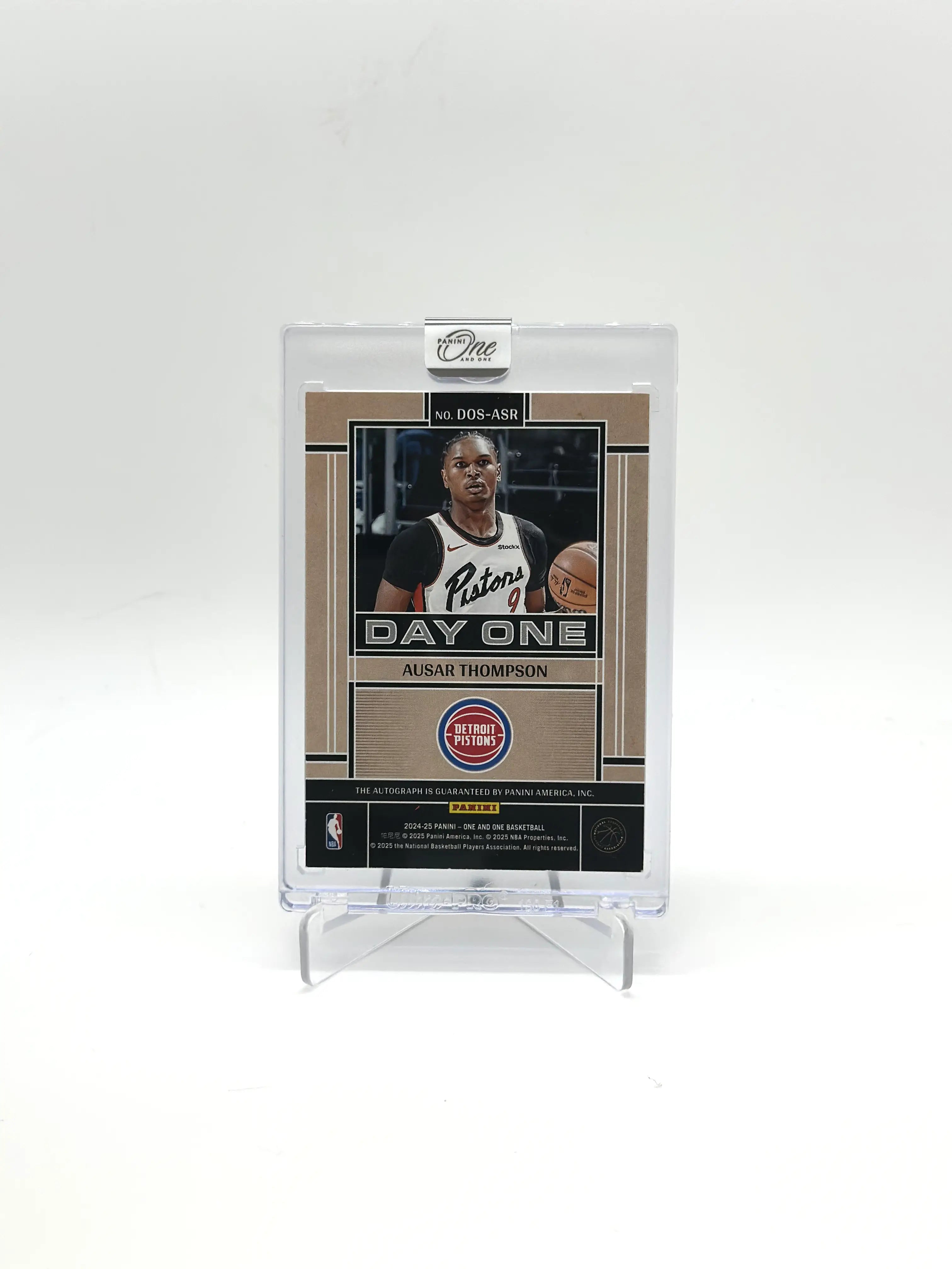 2024-25 Panini One and One Ausar Thompson Day Signatures /25 Auto