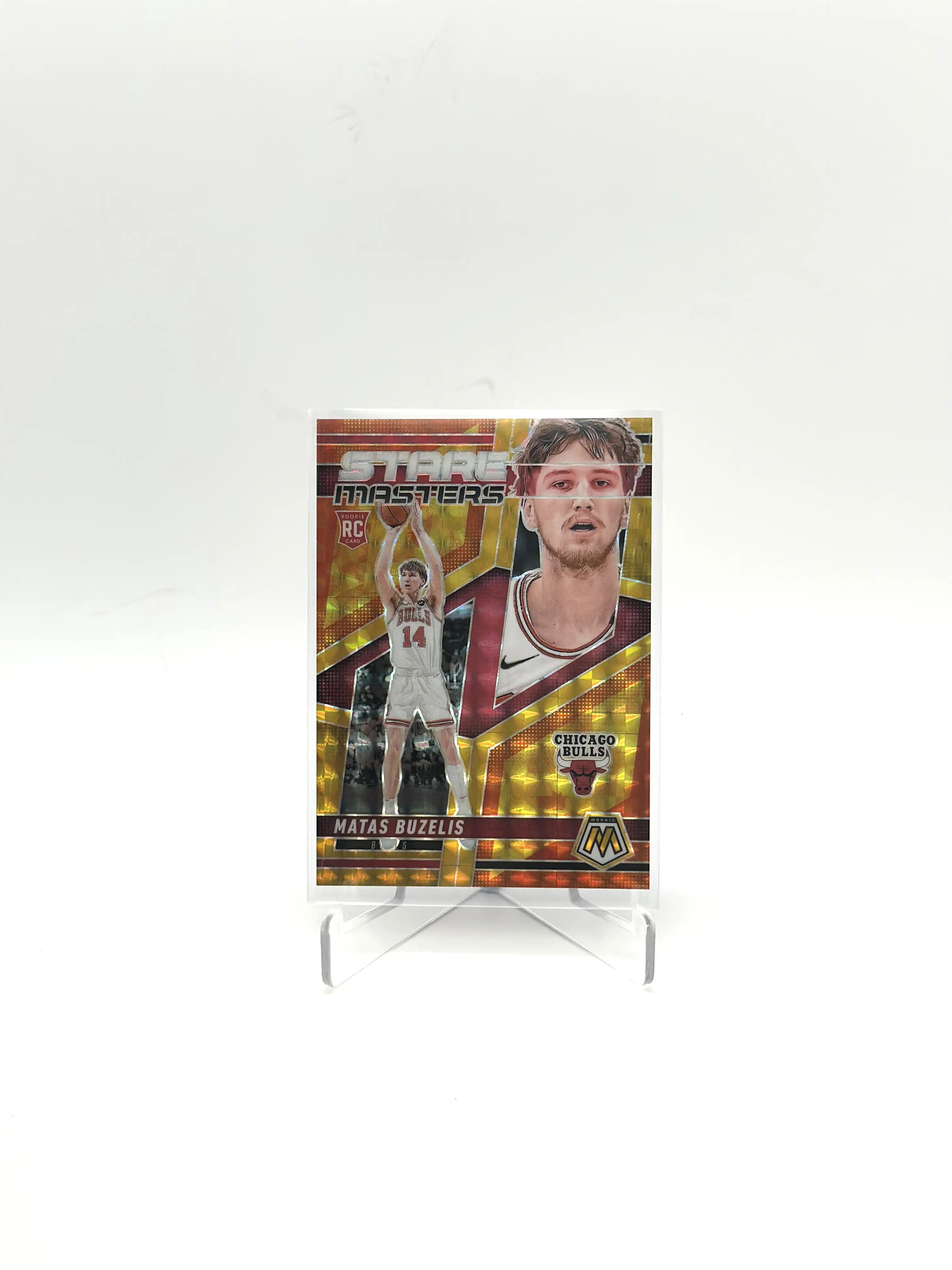 24-25 Panini Mosaic Stare Masters Matas Buzelis #16 Bronze Mosaic Prizm 10/10 (RC)
