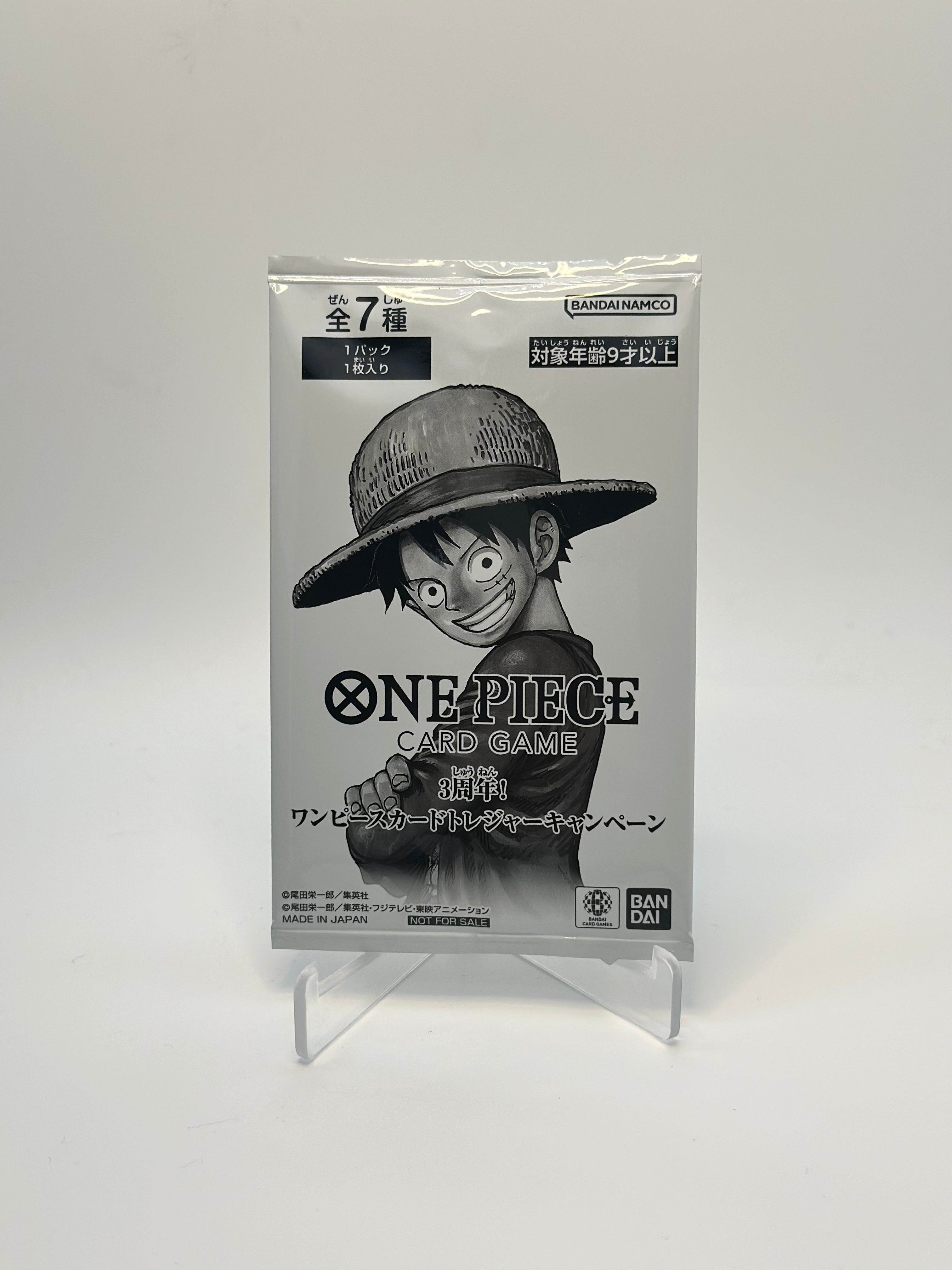 ONE PIECE TCG 日文 3週年RANDOM Promo Card