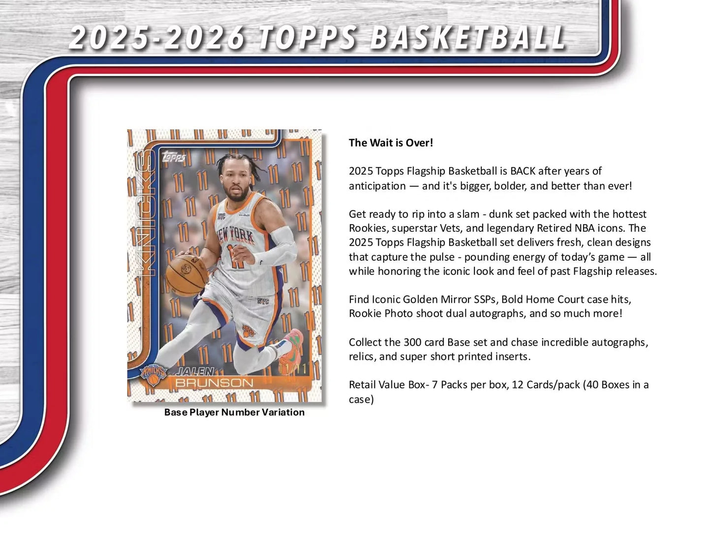2025-26 Topps Basketball Blaster Box