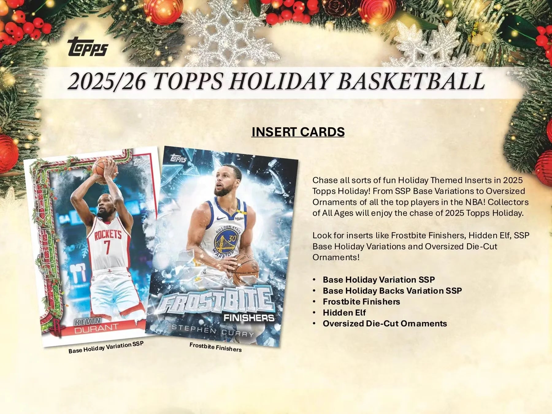 2025/26 Topps Holiday Basketball - Mega Box