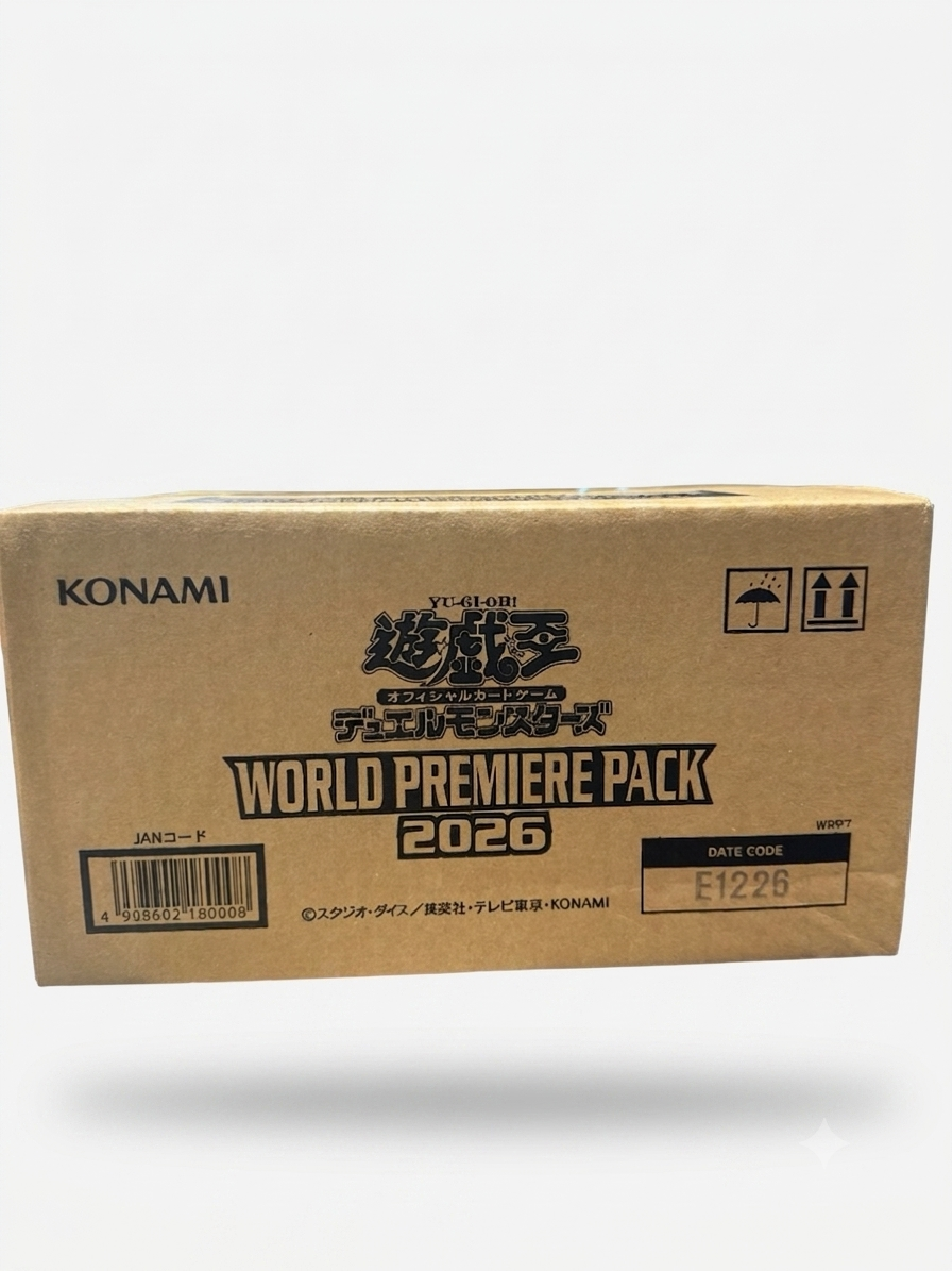 [香港日文版] KONAMI 遊戲王 卡牌遊戲 擴充包 - WORLD PREMIERE PACK 2026 (原箱)
