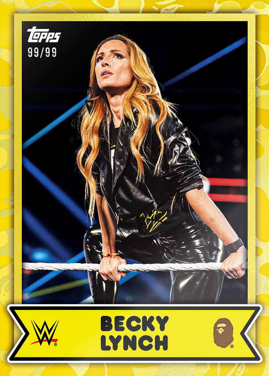 2025 Topps WWE x Bape Blue Hobby Box