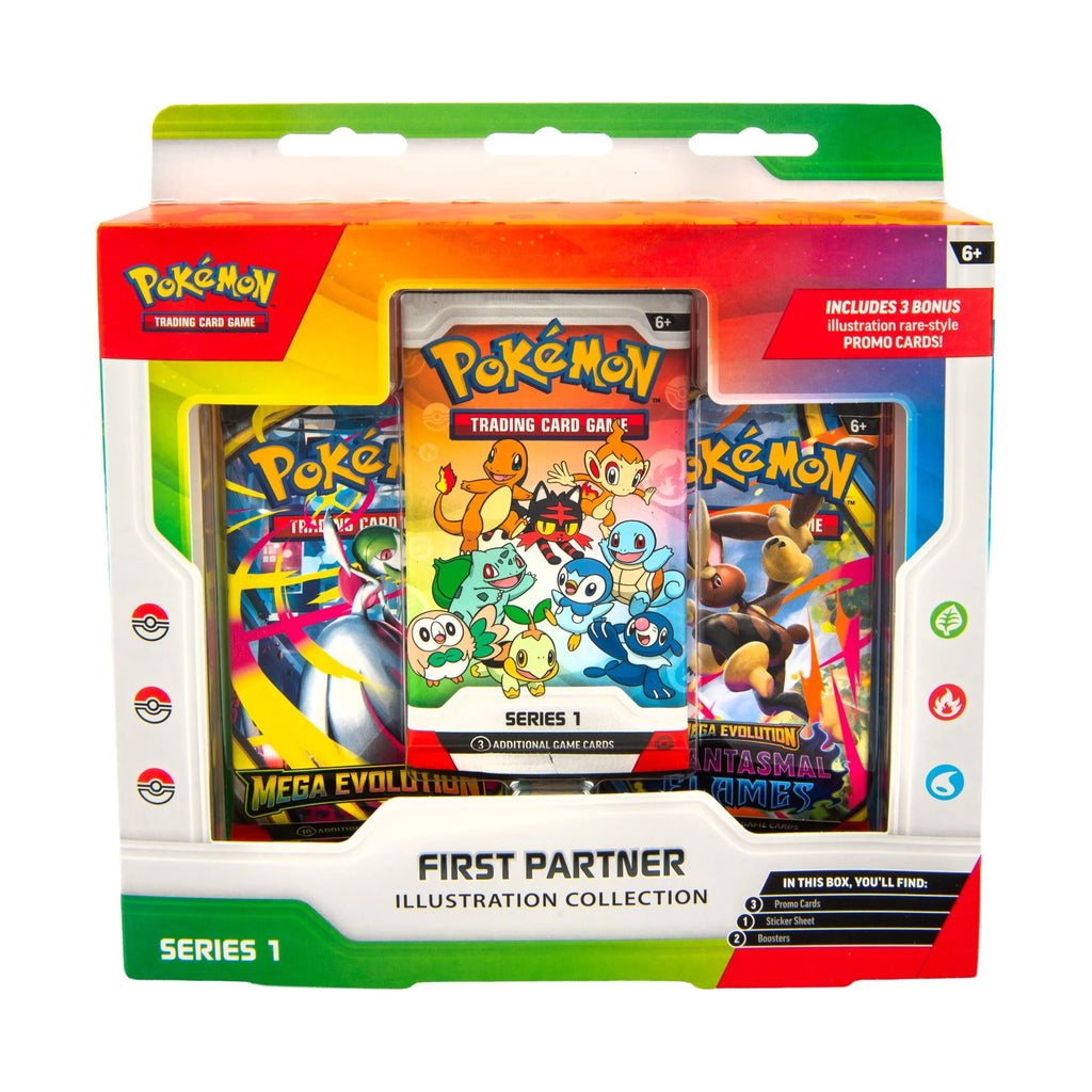 POKEMON English First Partner Illustration Collection - Series 1 (30th Anniversary)
