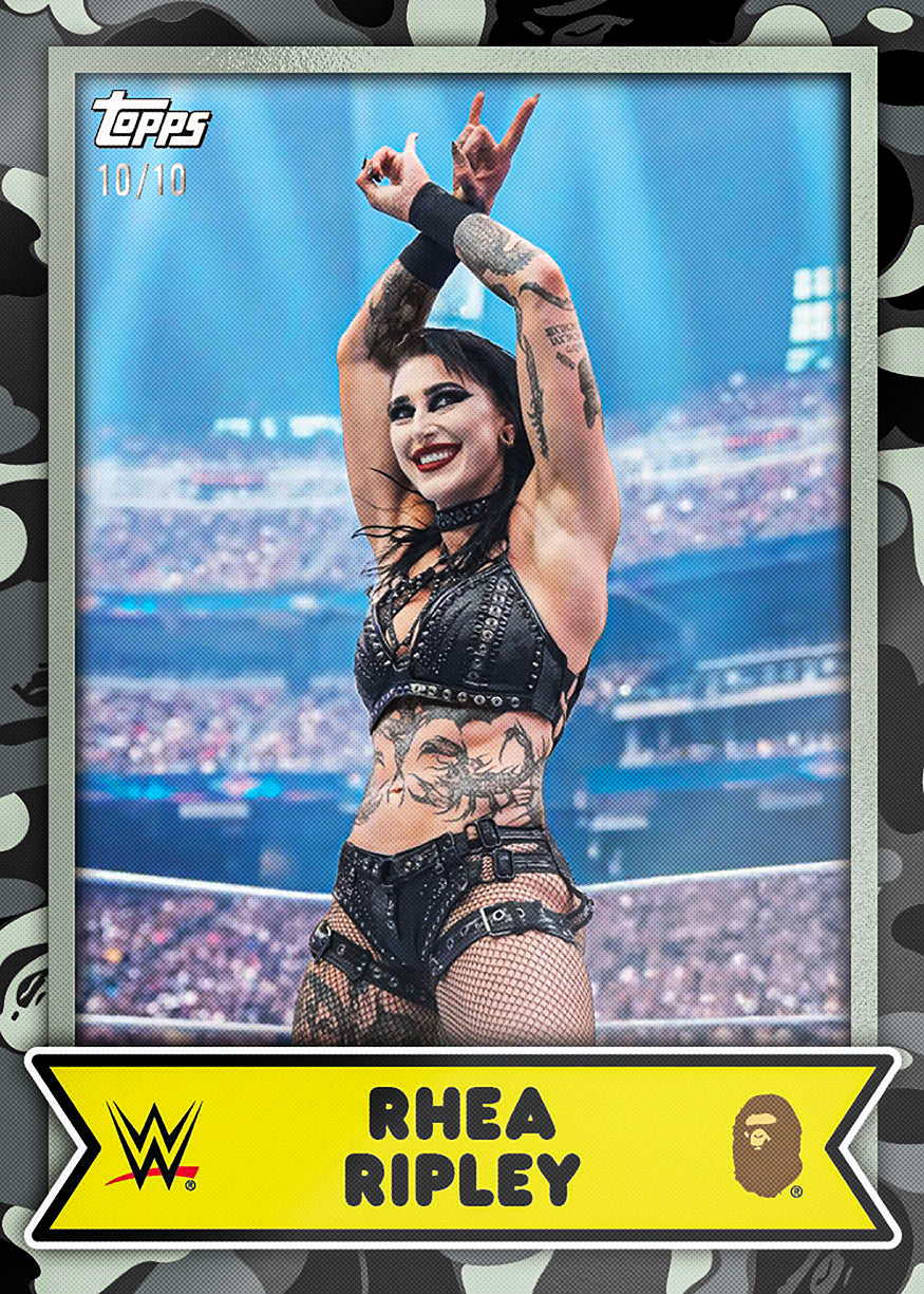 2025 Topps WWE x Bape Blue Hobby Box
