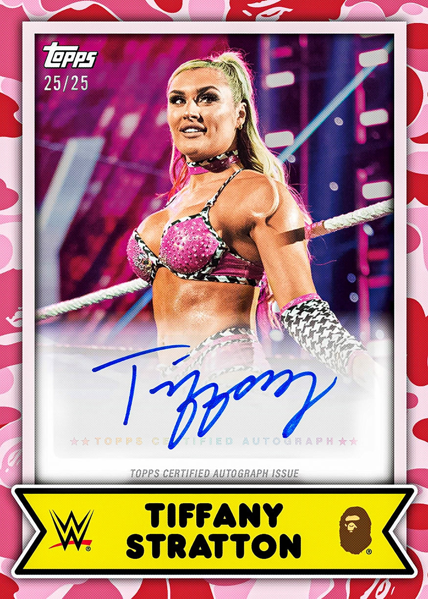 2025 Topps WWE x Bape Blue Hobby Box