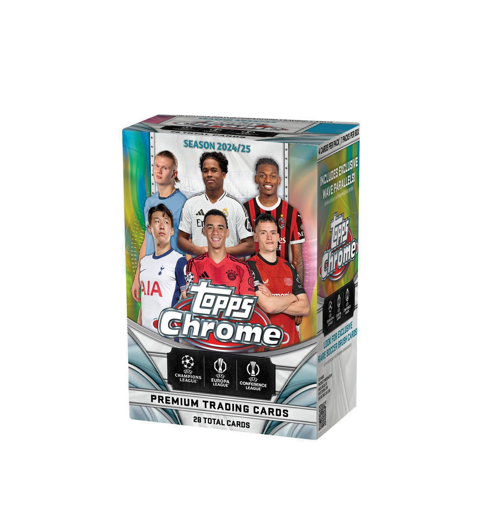 2024-25 Topps Chrome UEFA Club Competitions Soccer Value Box