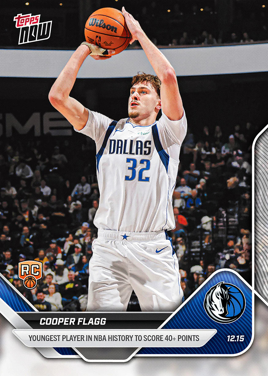 Cooper Flagg - 2025-26 NBA Topps NOW® - Card 86