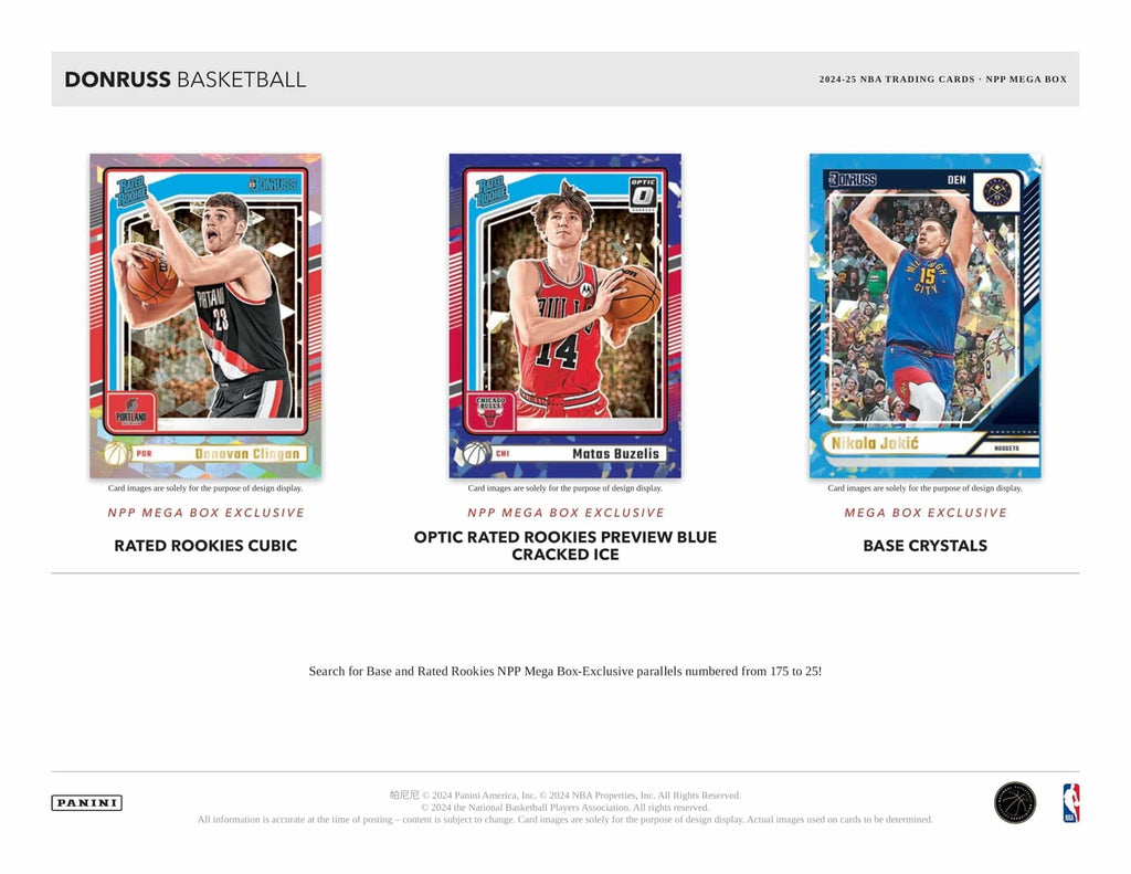 2024/25 Panini Donruss Basketball Mega Box