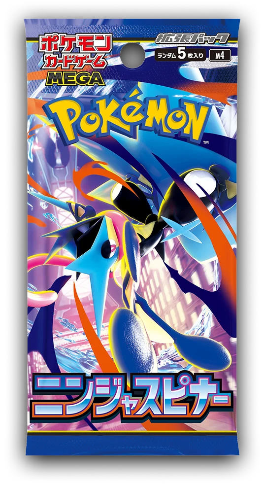 Pokémon 日版 寶可夢集換式卡牌遊戲 超級進化 擴充包 忍者飛旋 - M4 (單卡包）
