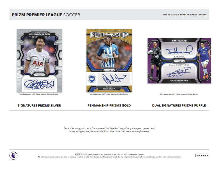 2023-24 Panini Prizm Premier League EPL Soccer Hobby