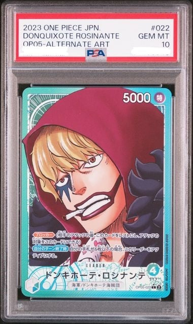PSA 10 One Piece Japanese Awakening of the New Era #OP05-022 Donquixote